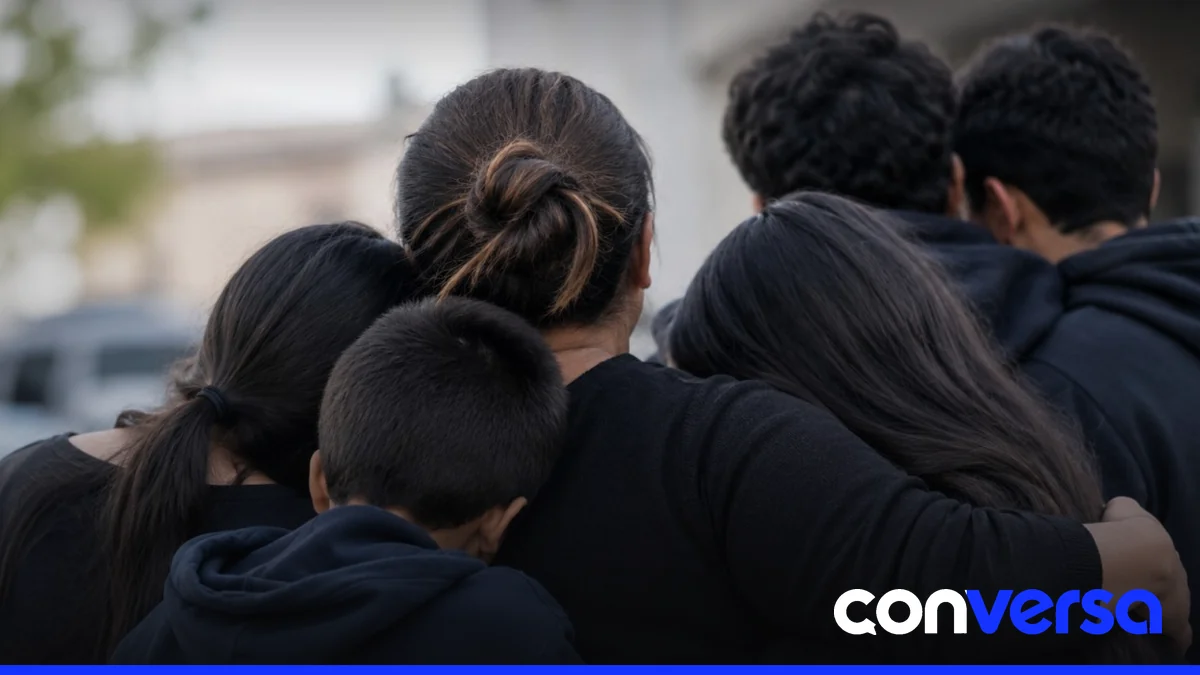 Familia de Vaneza Ramos en su negocio La Michoacana en Omaha