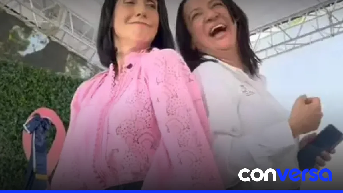 Raquel Arbaje participa en la tendencia viral de la canción 'Dame Hombro' durante una actividad de prevención contra el cáncer.