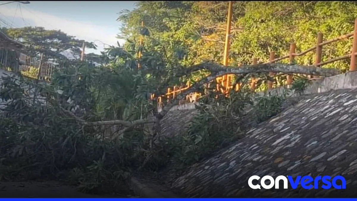 Manifestantes en Bonao durante la huelga de 48 horas.