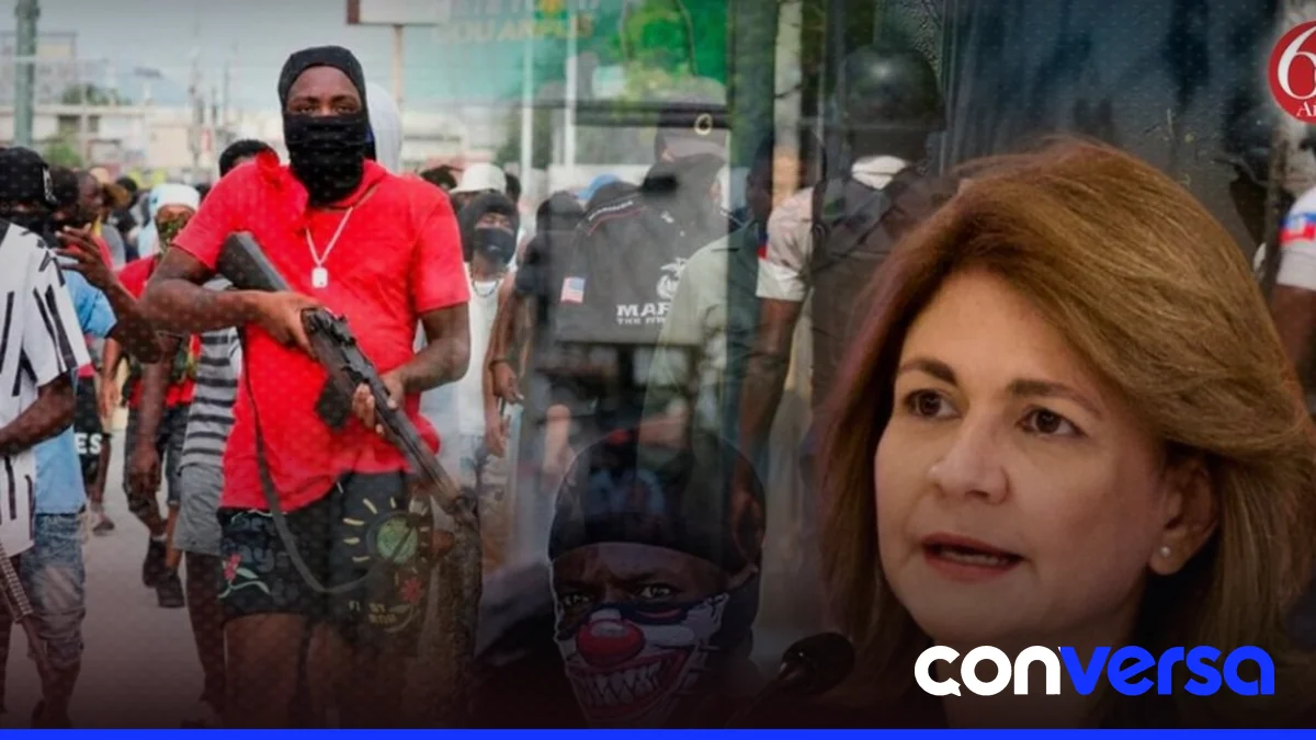 Imagen de la frontera entre República Dominicana y Haití.