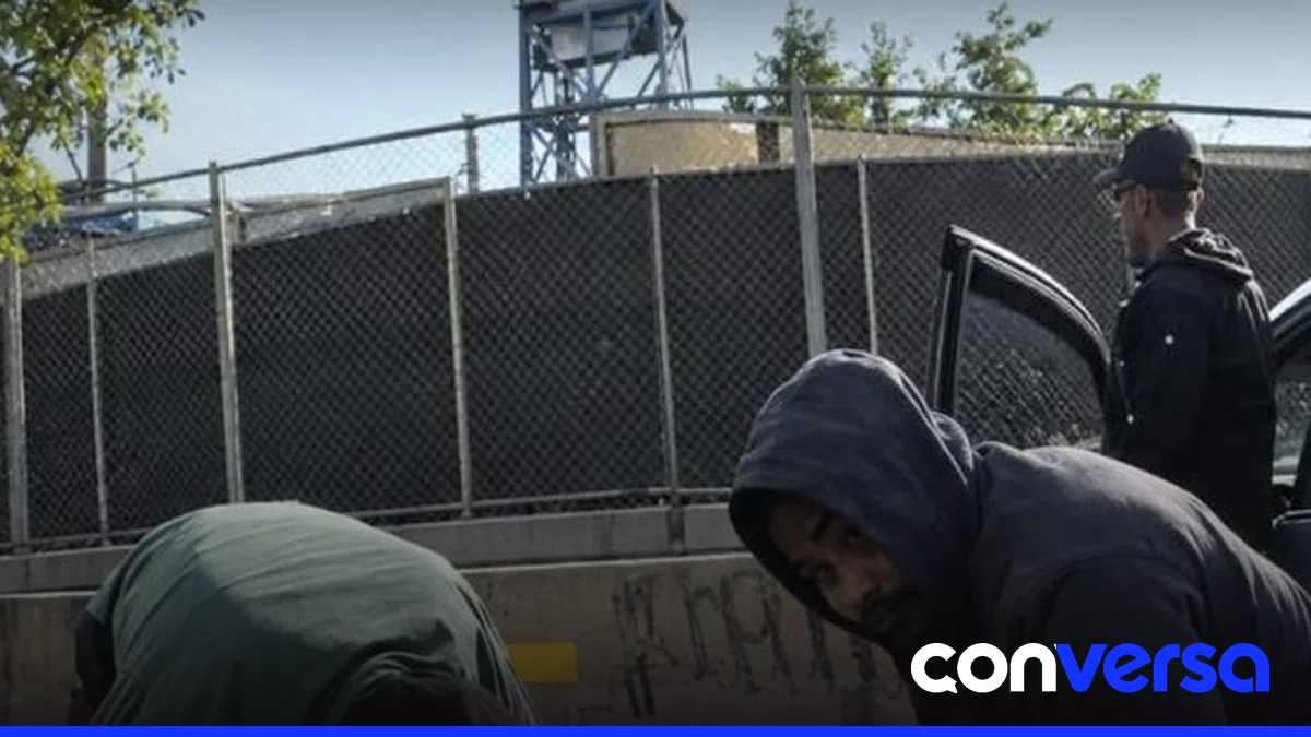 Foto de archivo de un tiroteo durante una operación del ICE en Nueva York.