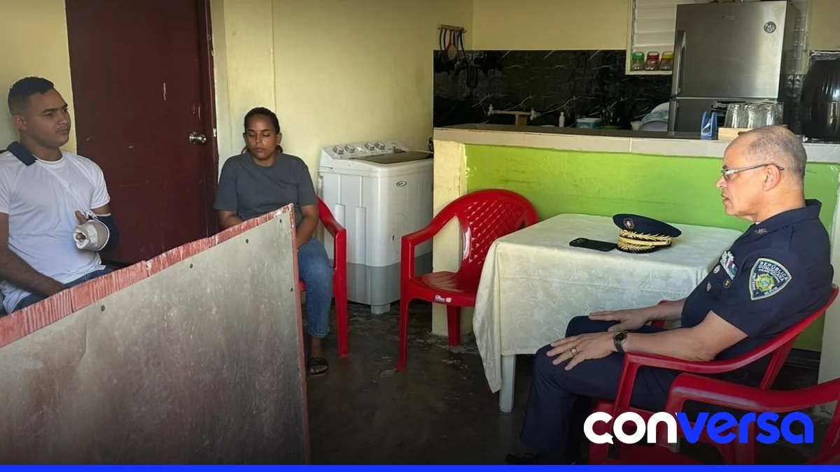 Agentes de la Policía heridos en un accidente en Ranchito.