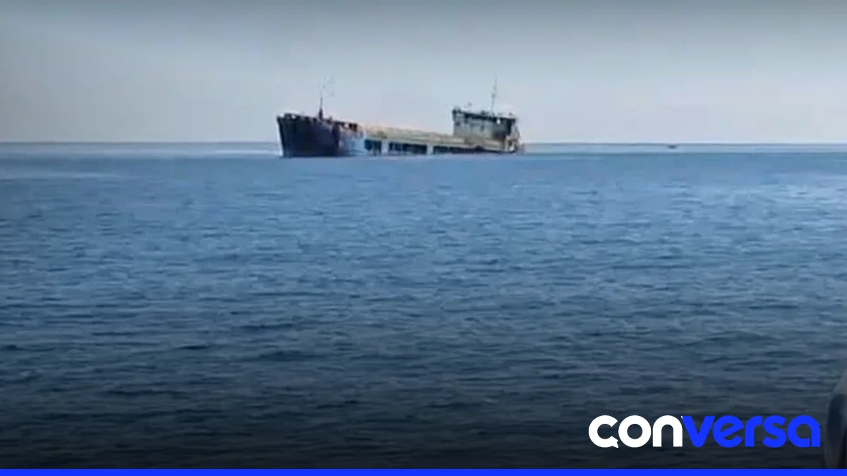 Imagen de un buque mercante en el Mar Negro.