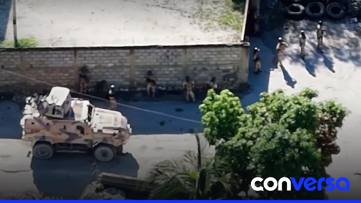 Fuerzas militares haitianas y salvadoreñas realizan operaciones en la zona de Croix-des-Bouquets.