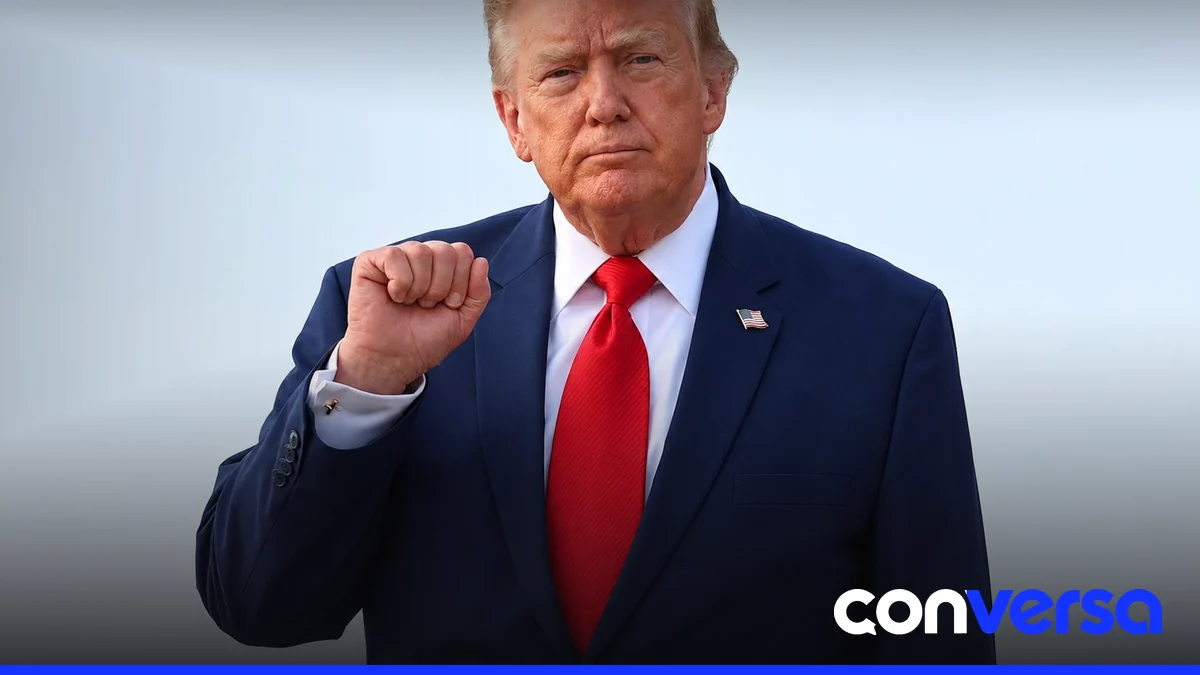 Imagen de un mitin del presidente Donald Trump en Arizona.