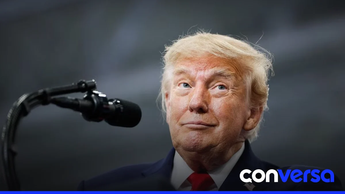 Foto de archivo de Donald Trump en un acto político en Alaska.