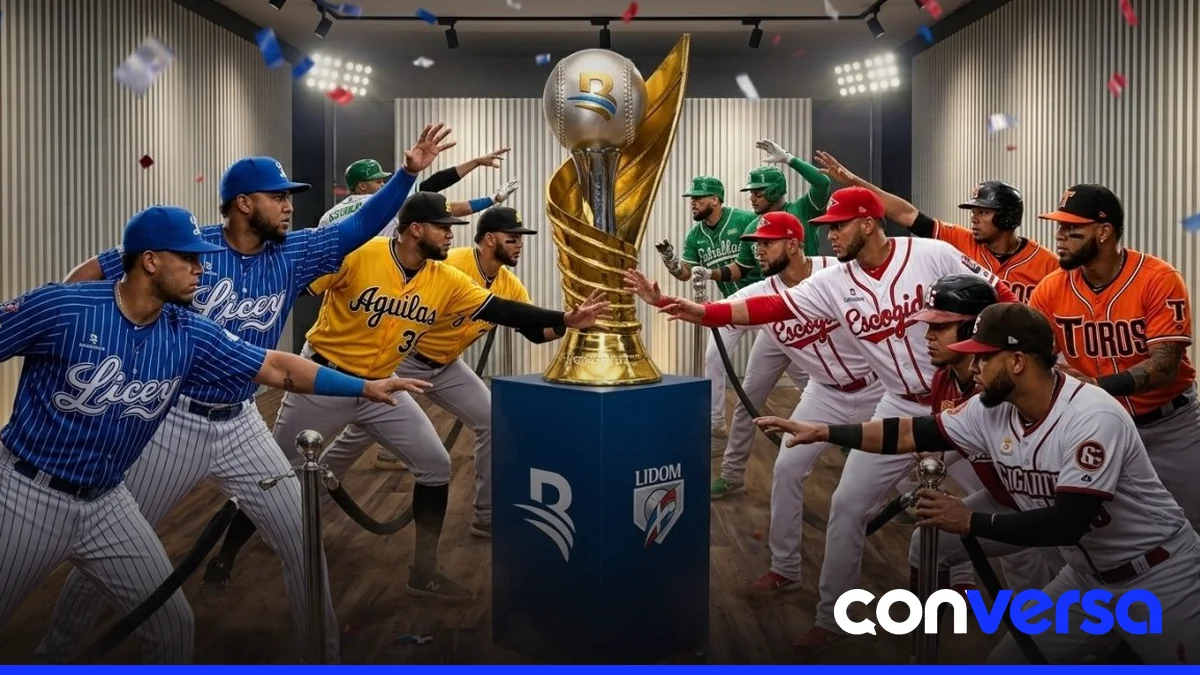 Jugadores de la LIDOM se preparan para el inicio de la temporada en el estadio Julián Javier.