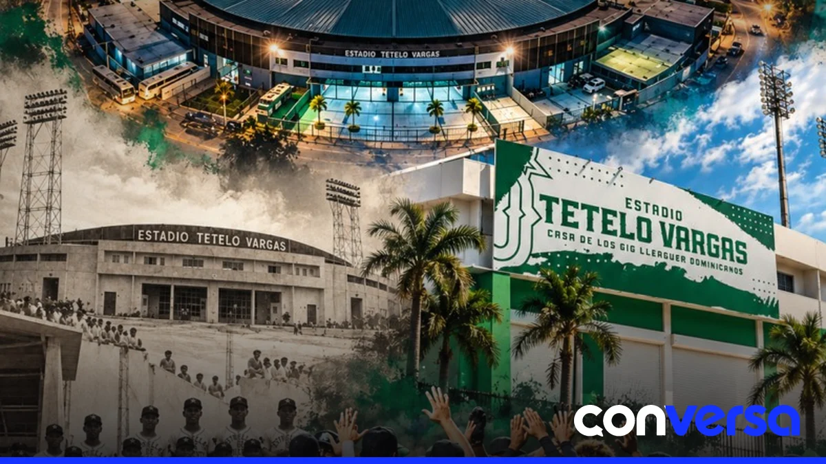 El Estadio Tetelo Vargas en San Pedro de Macorís, lugar donde las Estrellas Orientales retomaron su participación en el béisbol profesional.