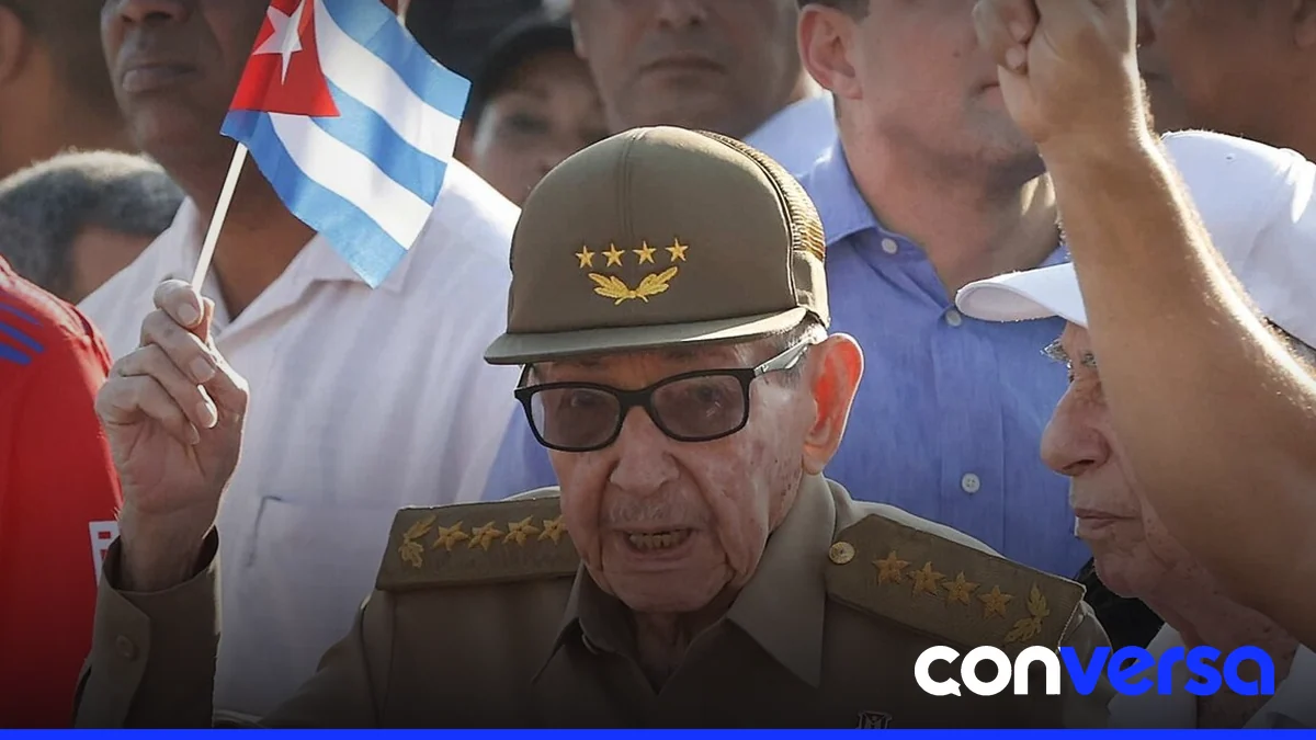 Fotografía de archivo de Raúl Castro en un acto público.
