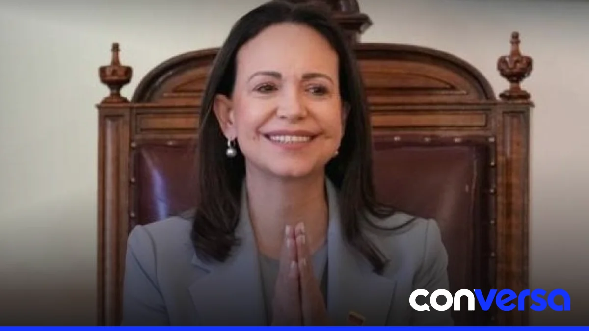 María Corina Machado llega a Caracas tras diez meses de exilio.
