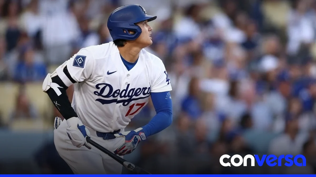 Shohei Ohtani en acción durante un partido con los Dodgers.