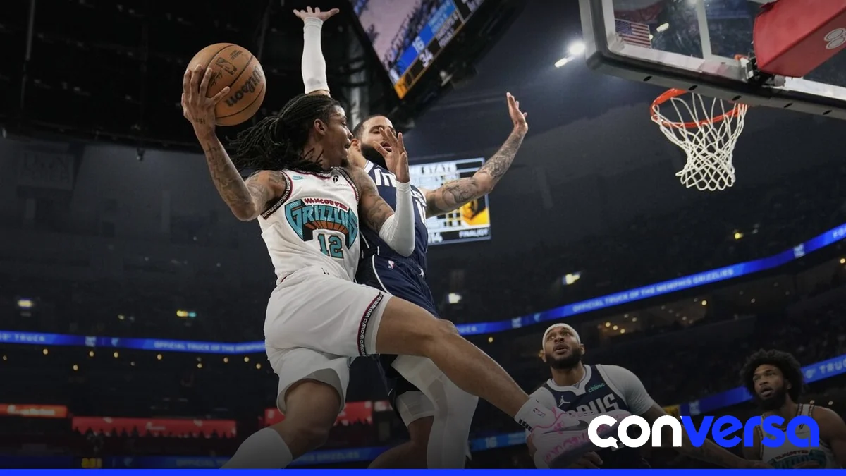 Ja Morant durante un partido de los Portland Trail Blazers.
