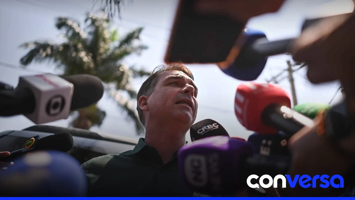 Imagen de un juez brasileño en el tribunal supremo.