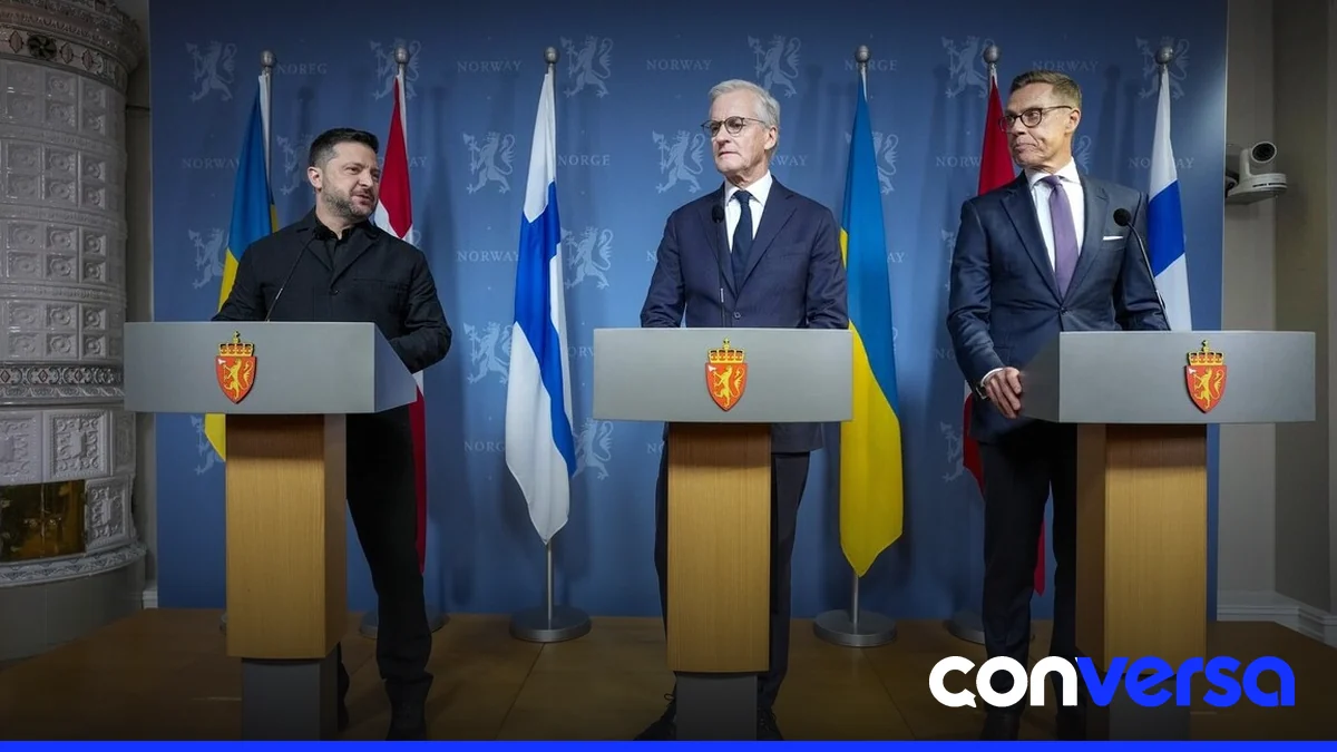Presidente ucraniano Volodimir Zelenski se reúne con el emisario estadounidense Steve Witkoff en Oslo.