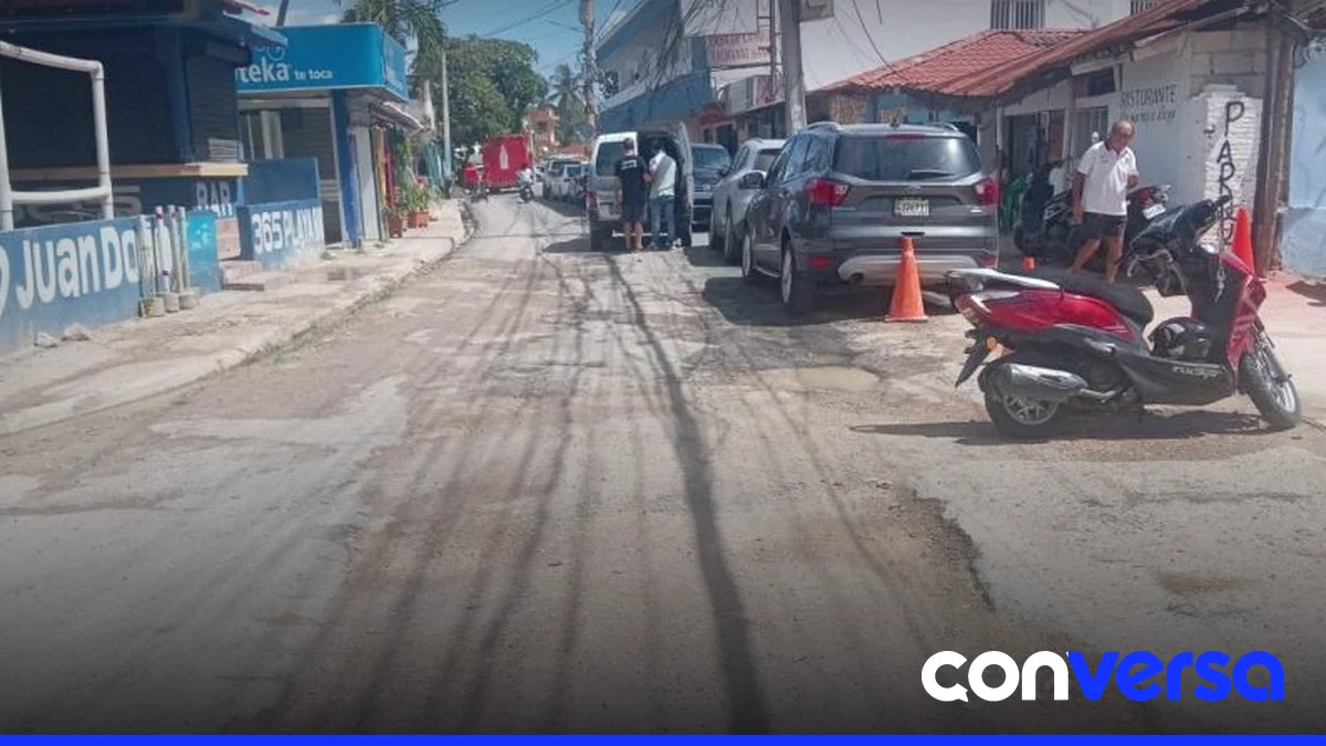 Vecinos de Guayacanes denuncian la falta de iluminación y limpieza en el municipio.