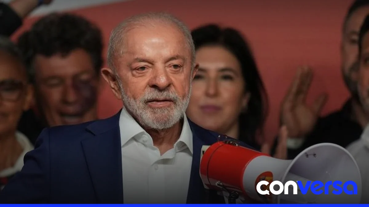 Lula da Silva en un mitin electoral en Brasilia.
