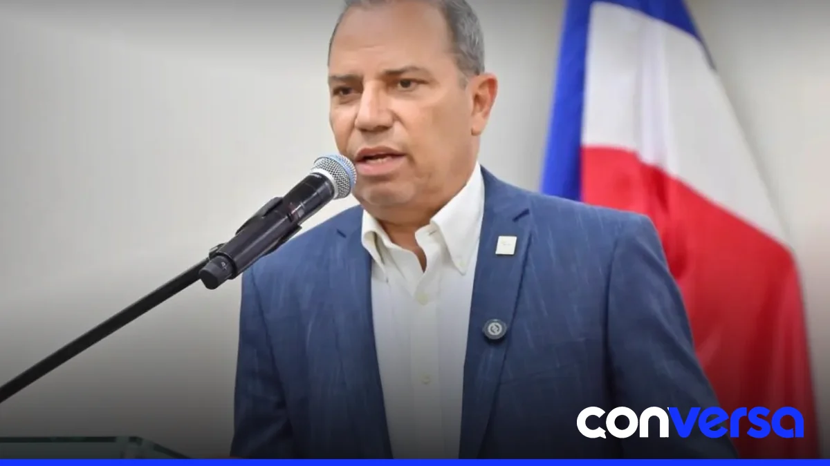 Foto del presidente del COD, Garibaldy Bautista.