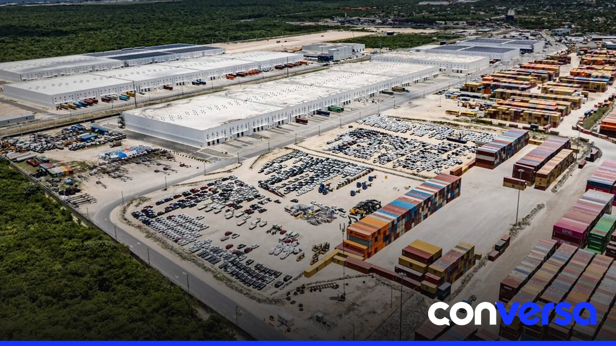 Imagen de la zona franca de DP World en Caucedo, República Dominicana.