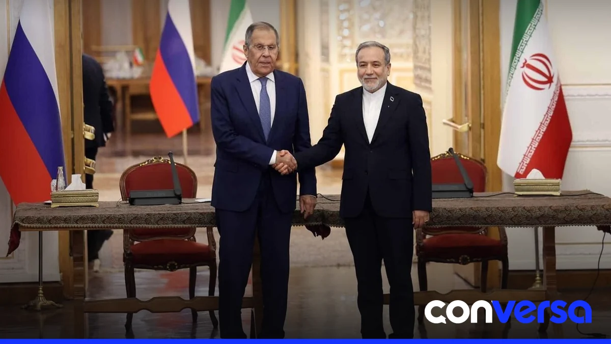 Canciller ruso Serguéi Lavrov llega a Irán en su primera visita desde el inicio de la guerra en Oriente Medio.