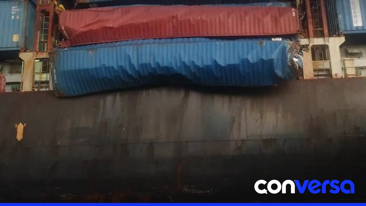 Contenedores en el puerto de Haina, donde se espera la verificación de los envíos afectados.