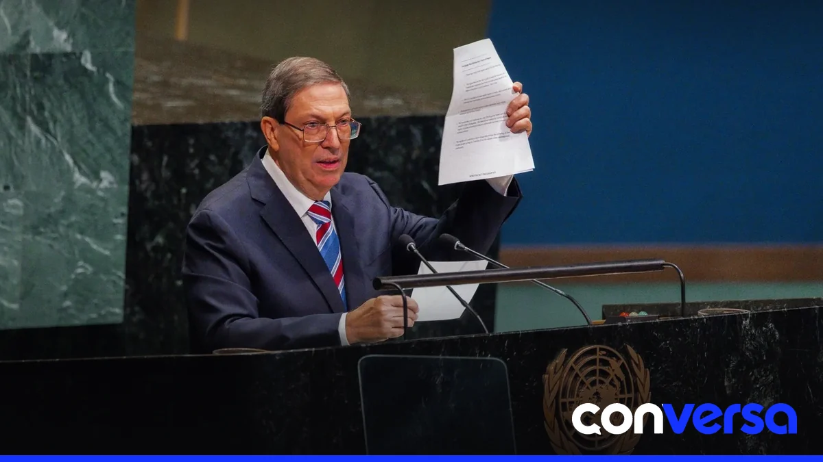 Cuba presenta un contador en tiempo real que muestra el impacto económico del embargo estadounidense durante el debate en la ONU.