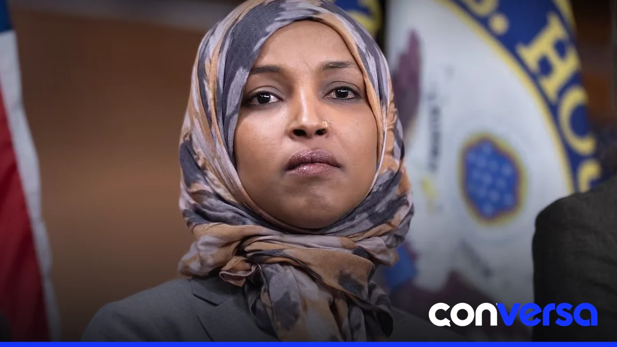 Foto de archivo de la congresista Ilhan Omar en Washington.