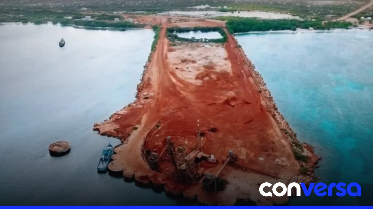 Imagen de la zona de Pedernales donde se desarrollará el proyecto minero.