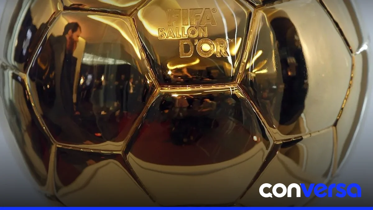 Fotografía de la ceremonia del Balón de Oro en Londres.