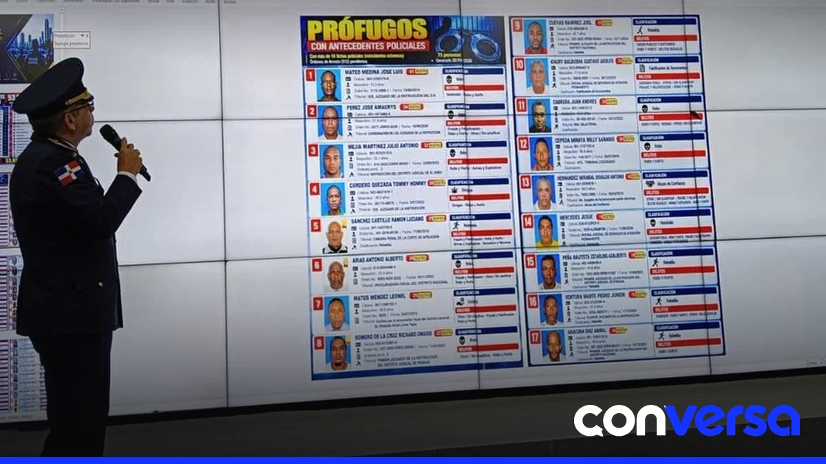 Agentes de la Policía Nacional en una operación de búsqueda de personas buscadas.