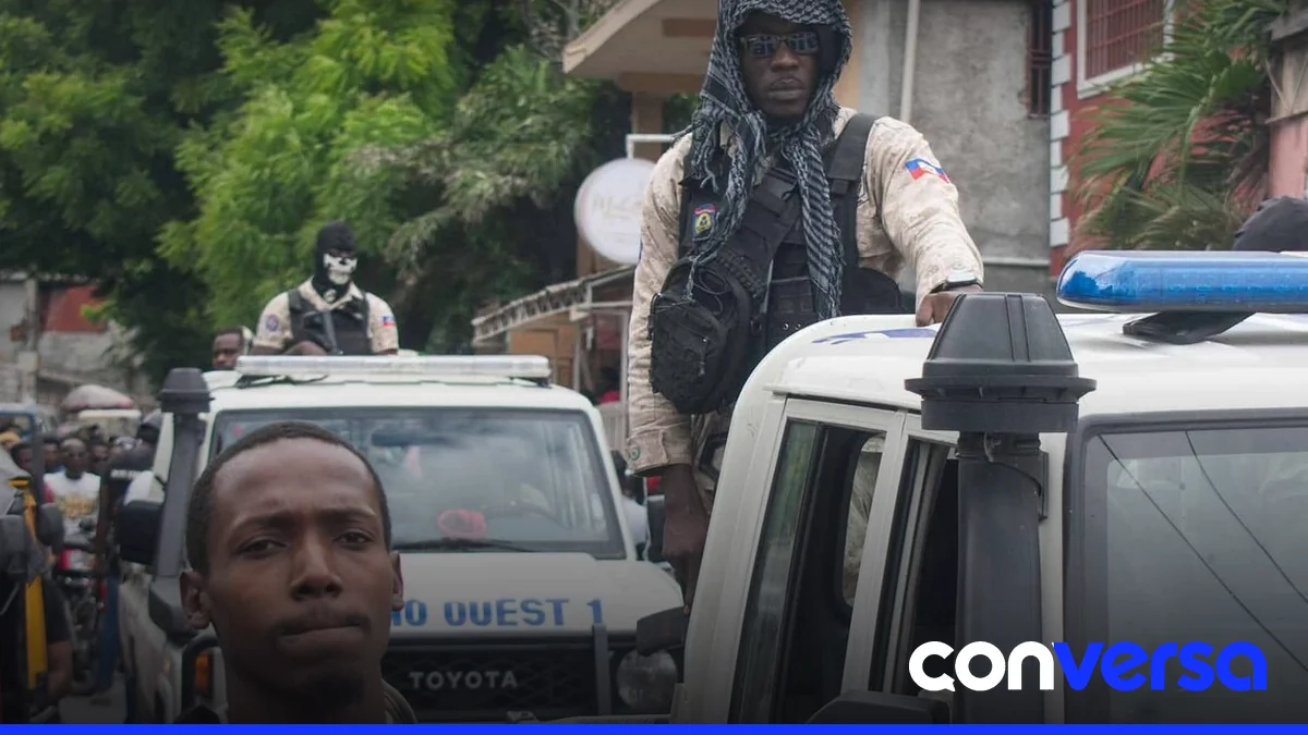 Soldados de la Fuerza de Supresión de Pandillas (GSF) realizan operaciones en Haití.