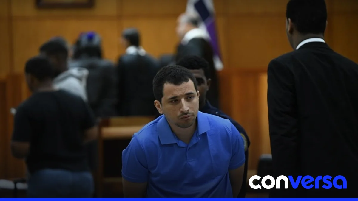 Familia de Yolanda Handal en el tribunal durante la audiencia del juicio de fondo.