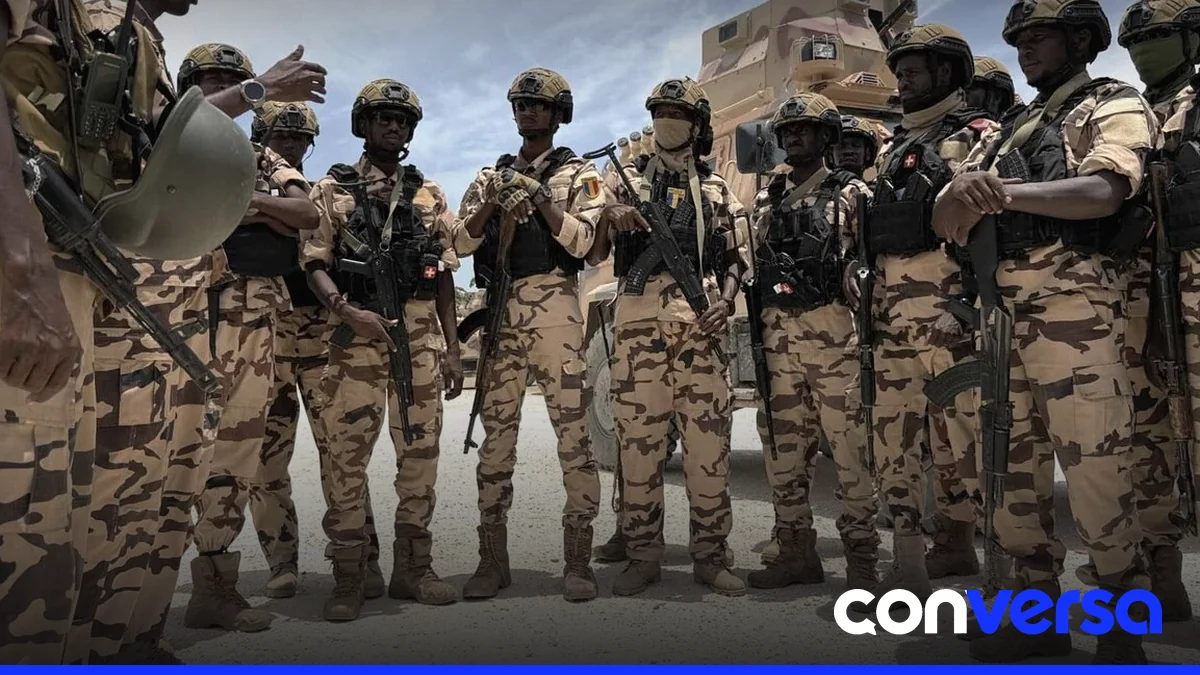 Soldados salvadoreños en el territorio haitiano como parte del despliegue militar.