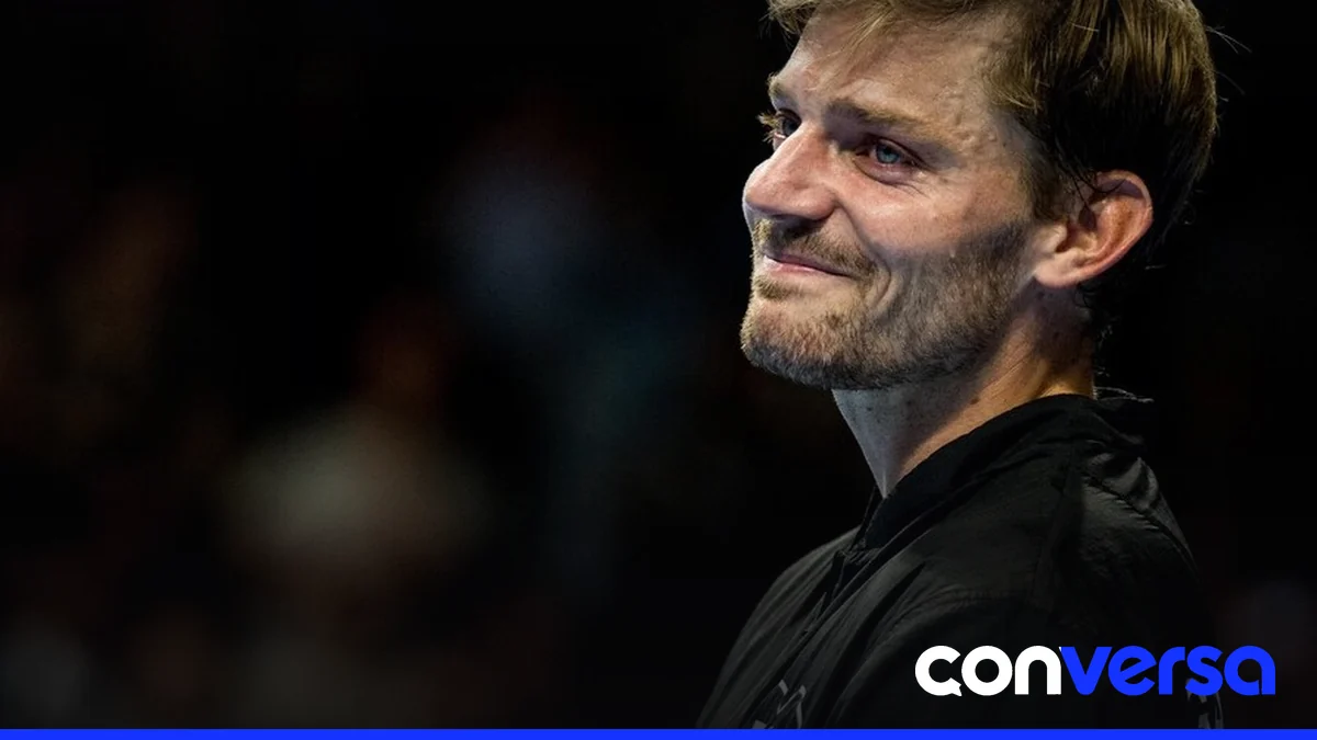 David Goffin en el torneo de Bruselas, su último partido en el circuito ATP.