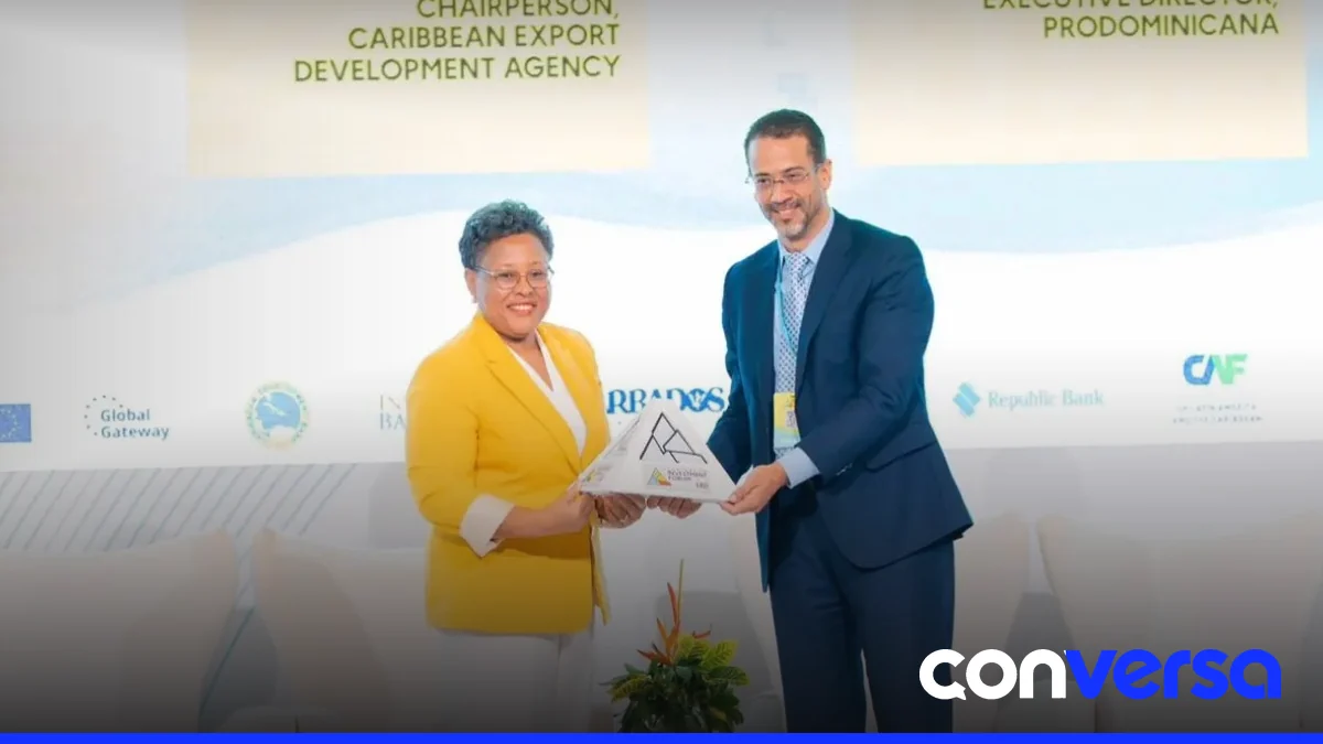 Representantes de ProDominicana participan en el Caribbean Investment Forum en Bridgetown.