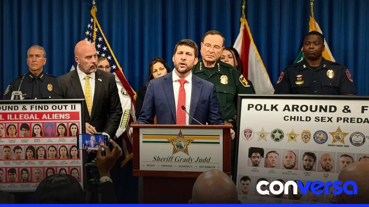 Autoridades en operativo contra la trata de personas y el abuso de menores en Florida.