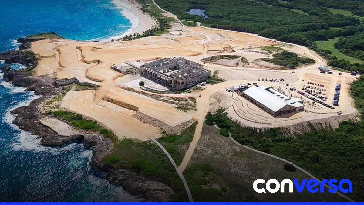 Imagen del acto de inicio del megaproyecto turístico Yanuna en Playa Macao.