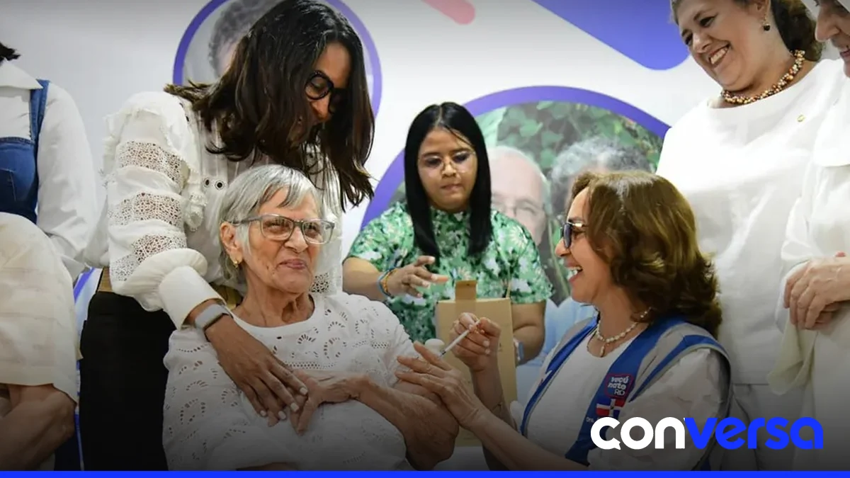 Imagen de una campaña de vacunación en un centro de salud.
