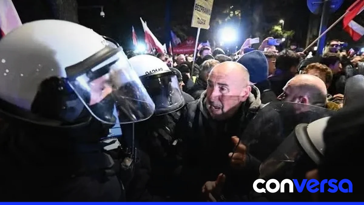 Foto de la sede del Tribunal Constitucional de Polonia en Varsovia.