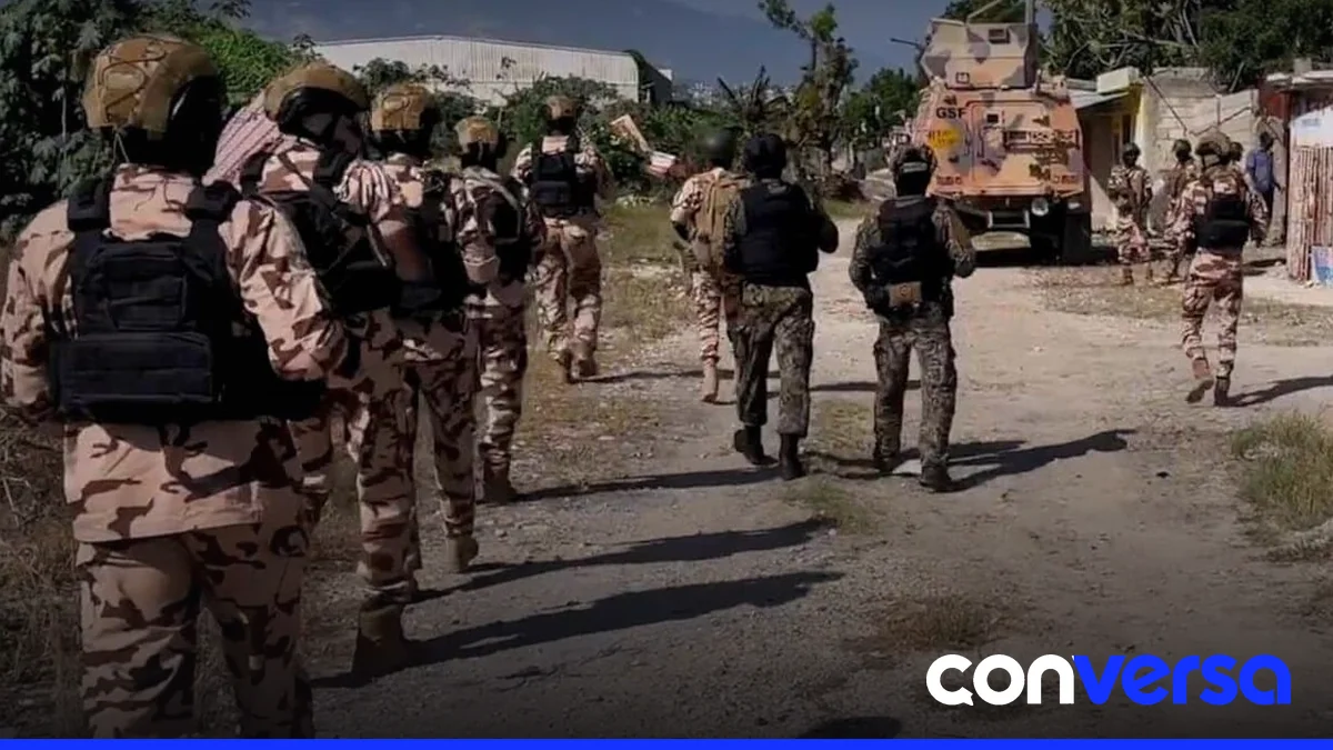 Fuerza de Supresión de Pandillas realiza operaciones en Haití en busca de sus miembros desaparecidos.