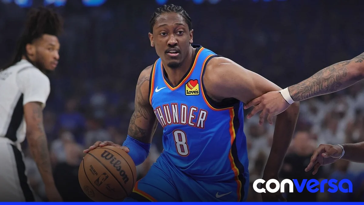 Jugadores del Oklahoma City Thunder en partido reciente.