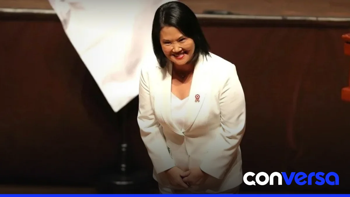 Imagen de la presidenta de Perú, Keiko Fujimori, en su cuenta oficial en la red social X.