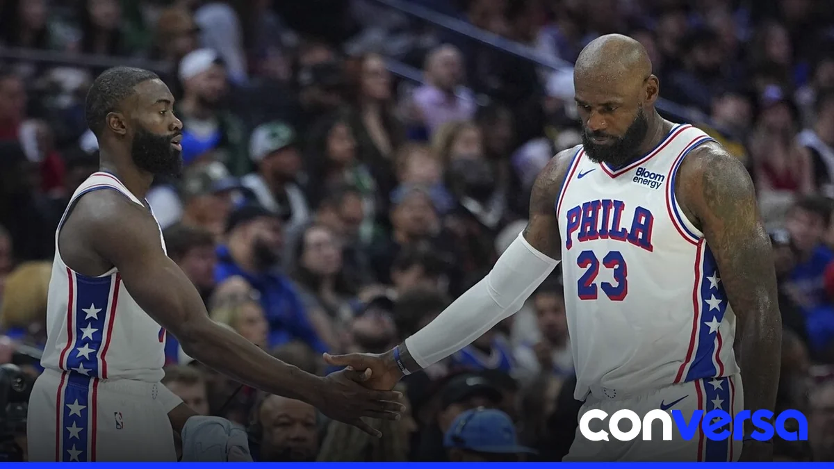 LeBron James se prepara para su nueva temporada con los Philadelphia 76ers.