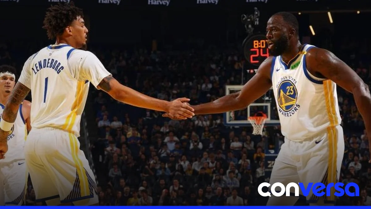 Yaxel Lendeborg lidera el ataque de los Warriors durante el partido contra los Kings.