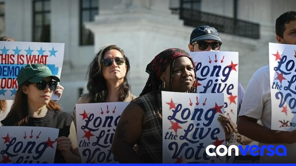 Candidatos demócratas y republicanos en Texas en una campaña electoral.