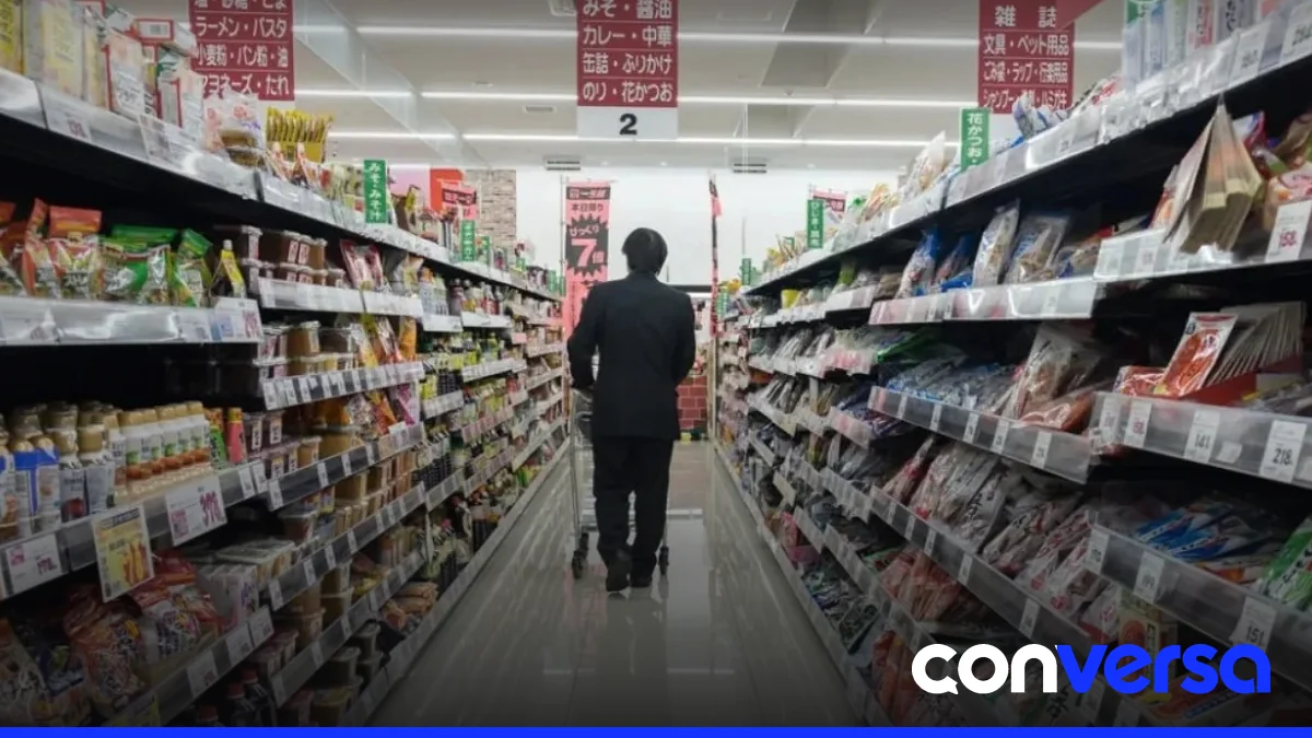 Familias japonesas preparándose para emergencias con suministros básicos.