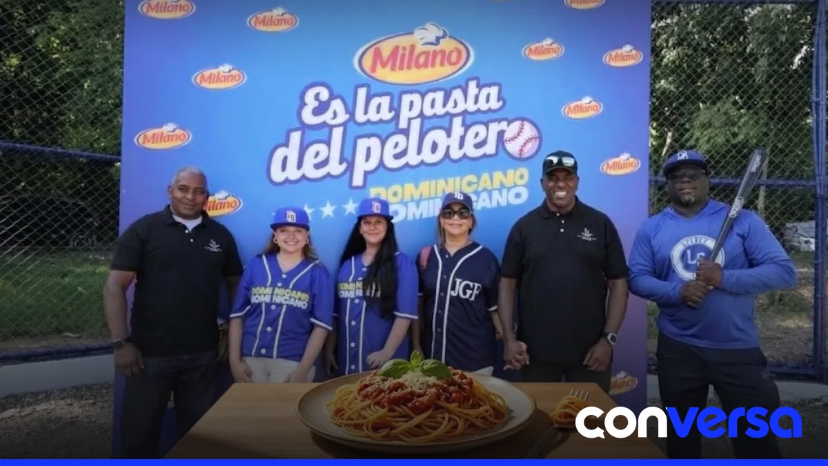 Jóvenes atletas disfrutan de una jornada organizada por Pastas Milano en Manoguayabo.