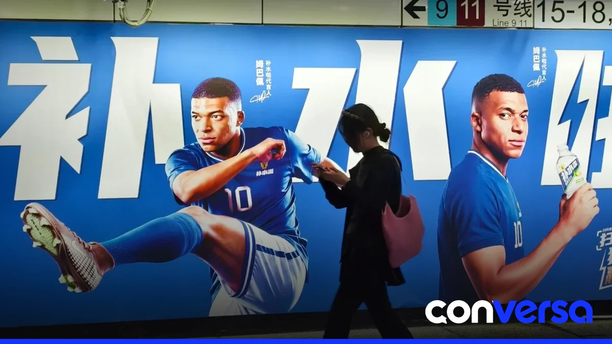 Kylian Mbappé en una entrevista reciente.