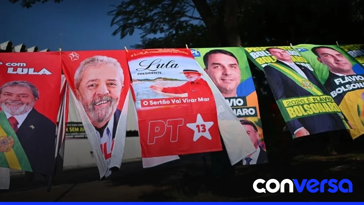 Candidatos brasileños en campaña electoral en São Paulo.