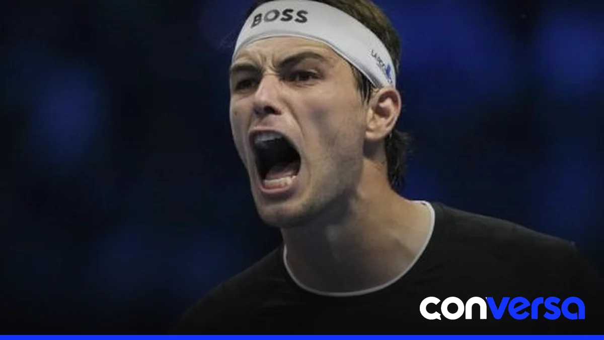 Jugadores de tenis en el ATP 250 de Lyon.
