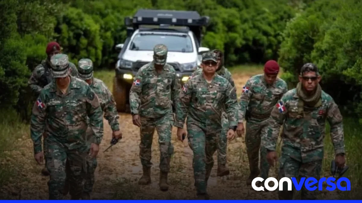 Fotografía de la zona fronteriza entre República Dominicana y Haití.